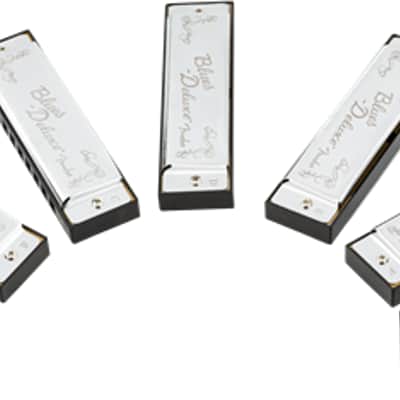 Fender Blues Deluxe Harmonica Pack of 7 with Case image 3