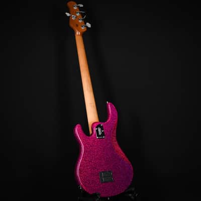 Ernie Ball Music Man StingRay 5 Special HH w/ Maple Fretboard, Bass Guitar- Soda Pink Sparkle 2026 (K07133) image 13