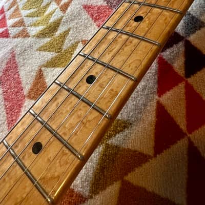Fender Rarities Series Flame Ash Top American Original '60s Stratocaster with Birdseye Maple Neck 2019 - Plasma Red Burst image 7