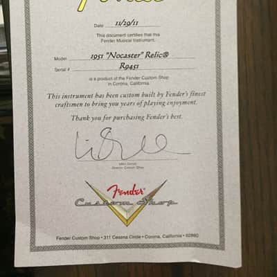 Fender 51 Nocaster Relic 2011 image 10