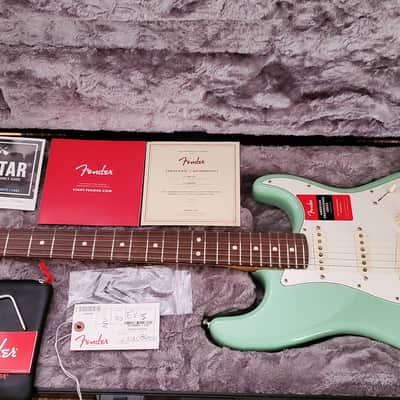Mint Fender American Professional Sweetwater LTD Surf Green Stratocaster American Pro 2018 LE image 2