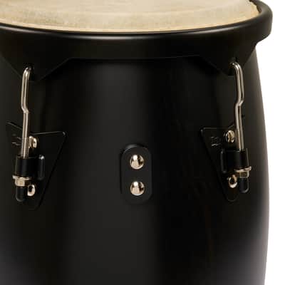 LP Latin Percussion City II 10-11 Conga Set Mango Black W/double Stand imagen 4
