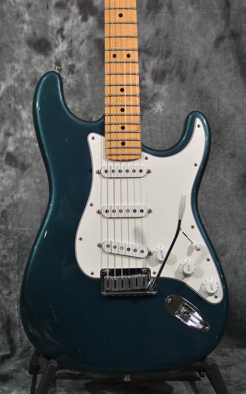 Fender American Standard Stratocaster 1987 Gun Metal Blue w Deluxe Hardshell Case & FAST Same Day Shipping