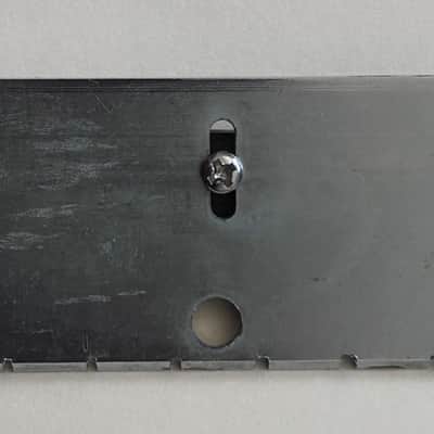 Danelectro Rosewood/ Nickel Plated Bridge Unit Vintage 1950-60’s - nickel top plated image 3