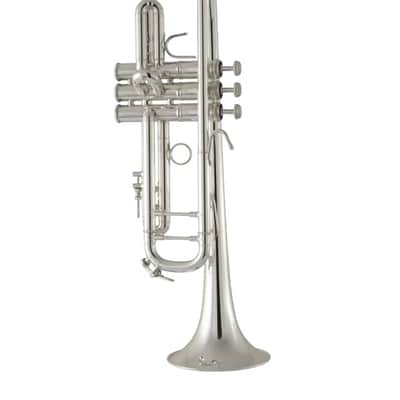 Bach 180S37R Professional Stradivarius Bb Trumpet - Reverse Leadpipe - Silver Plated image 3