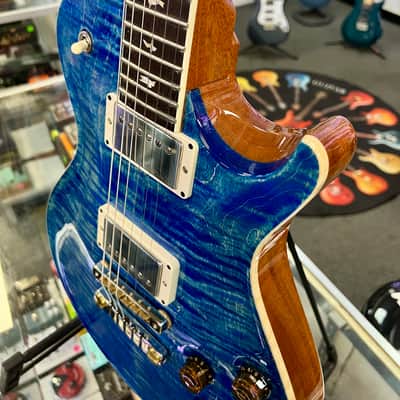 PRS 40th Anniversary McCarty SC56 Singlecut Electric Guitar, Faded Blue Jean with Case image 9