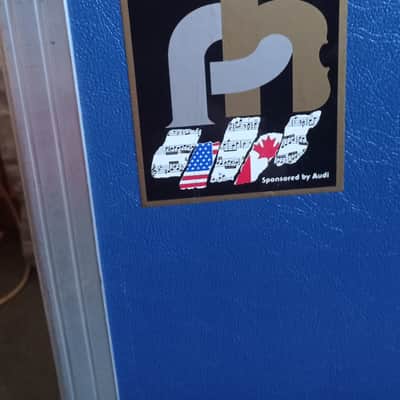 Paiste RARE, Vintage, Collectable flight case 24" 80s - Blue and chrome with red logo image 8