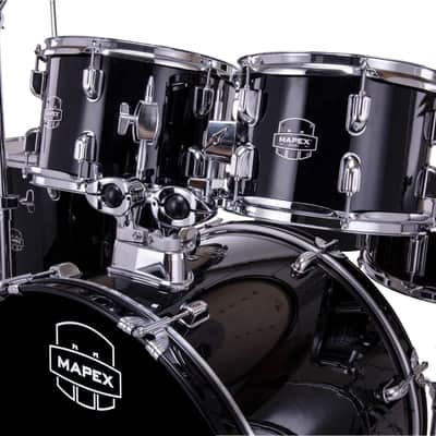Mapex Drum Kit Comet Series Rock Fusion Dark Black CM5294FTC-DK image 4