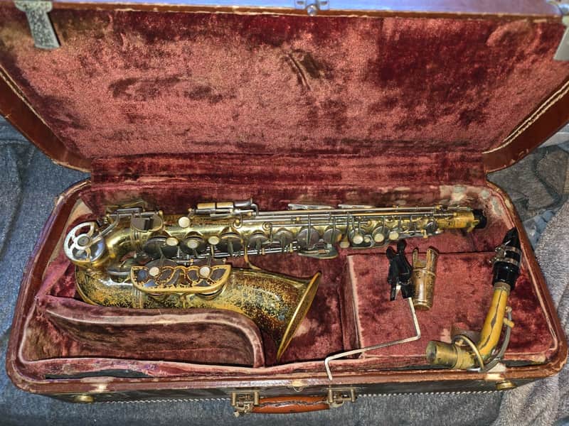 Vintage Evette Schaffer Alto Saxophone, France, Good Condition image 1