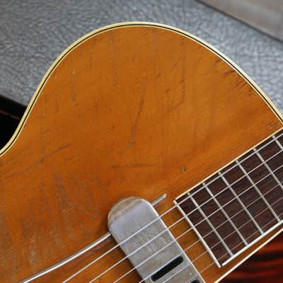 1948 Epiphone Triumph w/ DeArmond Guitar Mike Archtop Guitar Natural + HSC image 3