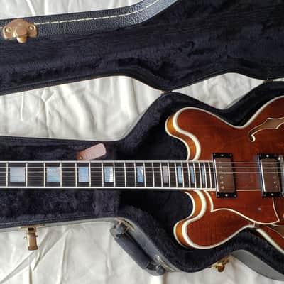 Heritage Prospect Blues Dlx - Ed Roman edition 2003 - Burnt Amber, Left-handed image 5