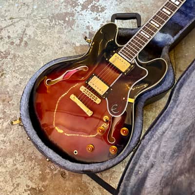 Epiphone by Gibson Sheraton 1999 - Redburst original vintage MIK image 5