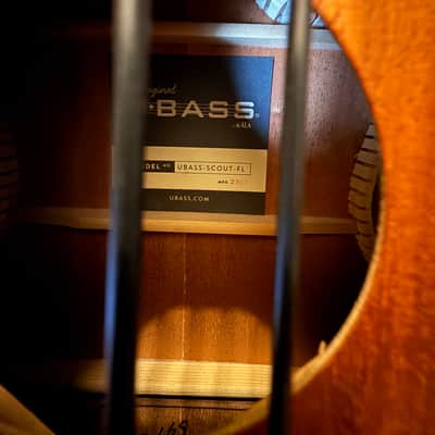 Kala UBASS-SCOUT-Fl Scout Mahogany U-Bass with Electronics 2010s - Satin Mahogany image 6