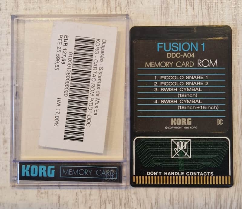 KORG DDD1 / DRM1 / DDD5 ROM card / DDC-A04 FUSION1 image 1