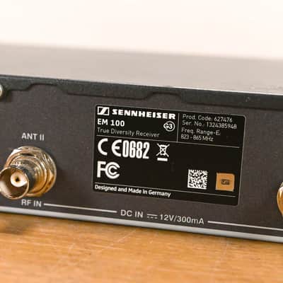 Sennheiser EM 100 G3 Wireless Receiver - 823-865 MHz (NO POWER SUPPLY) CG01YRC image 8