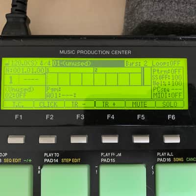 Clean AKAI MPC 1000 Screen - Green