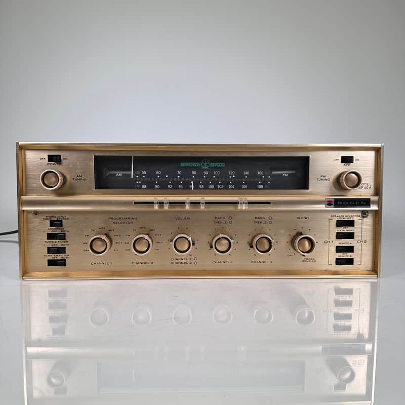 Vintage Bogen Sound Span RP40A Stereo Tube Receiver image 1