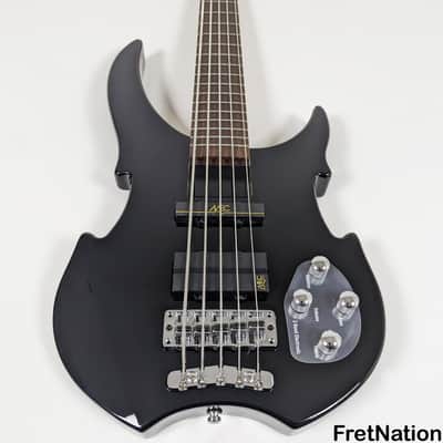 Warwick RockBass Vampyre 5-String Bass Solid Black MEC Active 2-Band 9.72 Pounds RB D 561288-21 image 4