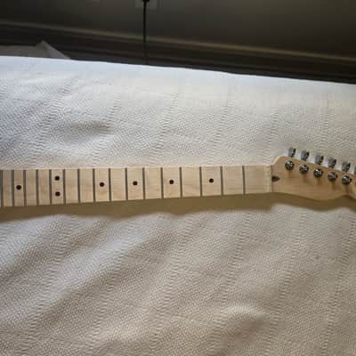 2026 Warmoth Telecaster Neck, Stainless Frets LEVELED with Gotoh Tuners INCLUDED, Tusq XL nut cut by Luthier,  Vintage Modern, 59 roundback, 1 11/16" 43mm nut, 10-16" radius. image 1