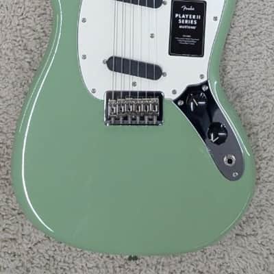 Mint Fender Player II Mustang Electric guitar, Rosewood Fingerboard, Birch Green -MIM image 1