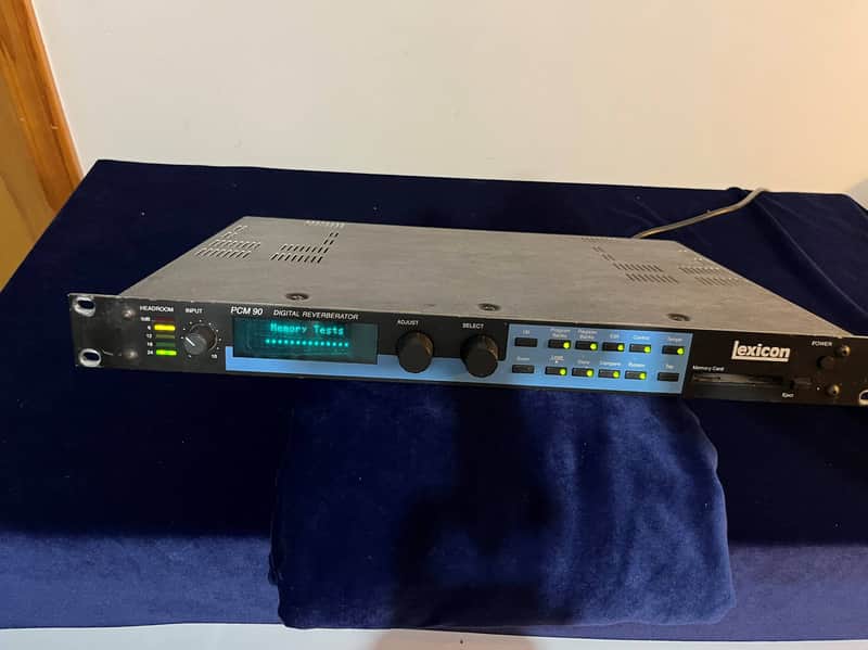 Lexicon PCM 90 Digital Reverb Processor 1990s - Blue image 1