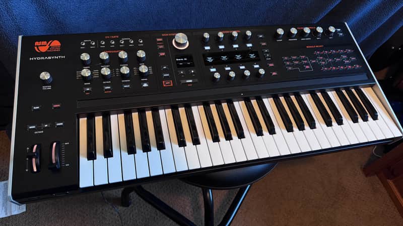 ASM Hydrasynth 49-key synthesizer  — original packaging - 8-Voice Wave Morphing Synth, Poly Aftertouch image 1