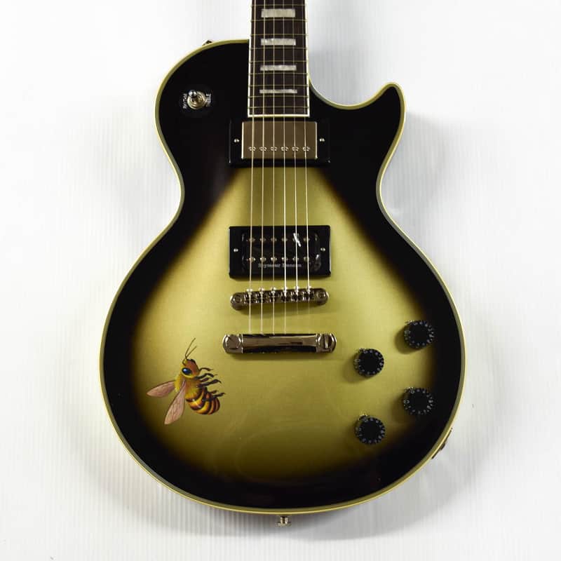 Epiphone Adam Jones Signature Art Series Les Paul Custom - Mark Ryden’s “Queen Bee" / Silverburst image 1