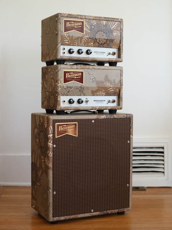 Benson Amps Monarch 15 Watt Head and 1x12 Cabinet Mini Stack and Dizzy Bird Custom Wrap image 1