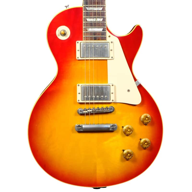 Gibson Custom Shop Historic Collection '58 Les Paul Standard Flame Top Reissue 1997 - 2002 Heritage Cherry Sunburst image 1