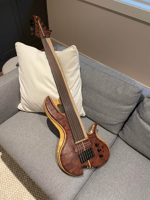 Mike Sherman 7-String Fretless Bass image 1