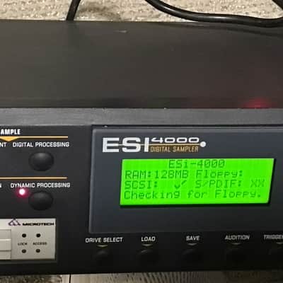 E-MU Systems ESI 4000 Rackmount 128 meg with 4gig compact flash