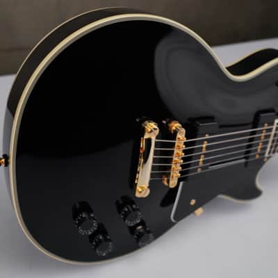 Epiphone Les Paul Custom Black w/ P90s Guitar Center w/ Case & Gig Bag #59252 image 8