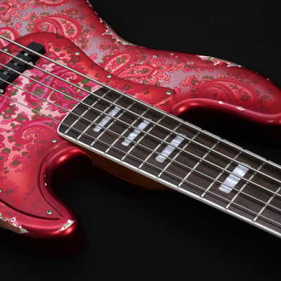 Dhatarattha DEB5 Jazz Bass 5 string - PAISLEY RELIC image 10