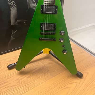 Gibson Dave Mustaine Signature "Rust in Peace" Flying V EXP 2022 - Present - Alien Tech Green image 2