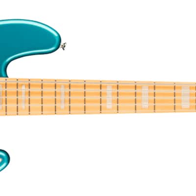 Squier - Classic Vibe Active '70s Jazz Bass V - 5-String Bass Guitar - Maple Fingerboard - Ocean Turquoise image 2