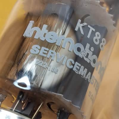 G.E Tight Matched Pair (2) KT88 tNOS AT1000 TESTED Vacuum Tubes 6550 USA Beam Power Tetrode 1957-1970 image 7