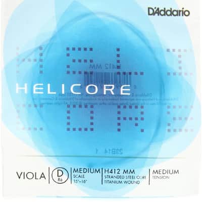 D'Addario H412 MM Helicore Viola D String - Medium Scale (15-16 inch) image 2