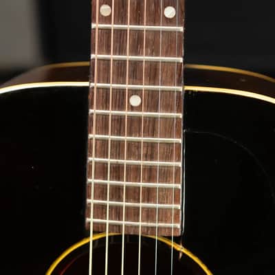 Gibson Vintage 1966-1967 LG-2 Acoustic Guitar - Sunburst with Alligator Chipboard Case - Used image 10