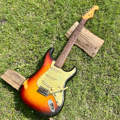 Vintage 1961 Slab Board Fender Stratocaster image 13