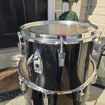 Sonor Phonic 13 inch tom drum 1975 - Black image 5