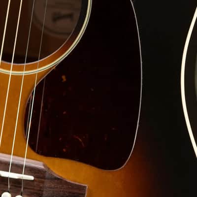 Gibson J-45 Special Acoustic/Electric Guitar - Satin Vintage Sunburst with Gig Bag image 12