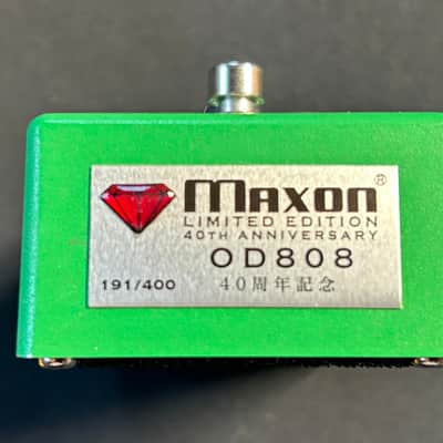 Maxon OD-808 Overdrive 40th Anniversary 2019 - Green image 2