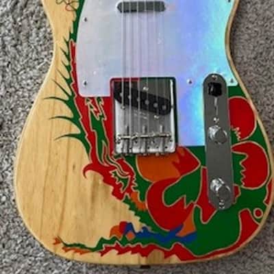 Fender Jimmy Page Led Zeppelin Natural Dragon Telecaster Electric Guitar w/Case image 1
