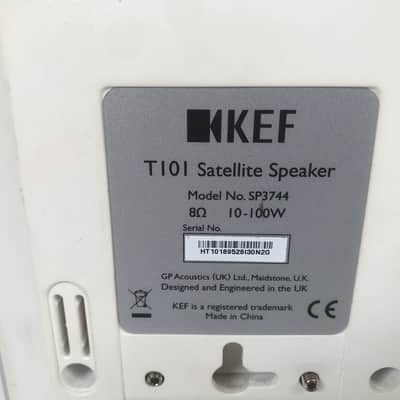 Kef T101 Satellite Speakers White (Single) image 4