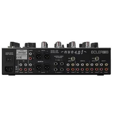 Ecler NUO 4.0F 4-Channel Analogue DJ Mixer with Dual Filters (silver) image 2