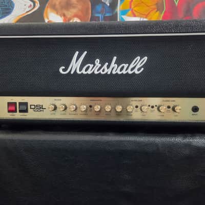 Marshall DSL100H 2-Channel 100-Watt Guitar Amp Head & 1960 Leads Cabinet (Half Stack) image 2