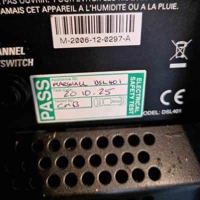 MARSHALL U.K JCM 2000 DSL 401 VALVE COMBO FULLY WORKING - SERVICED- PAT TESTED image 5