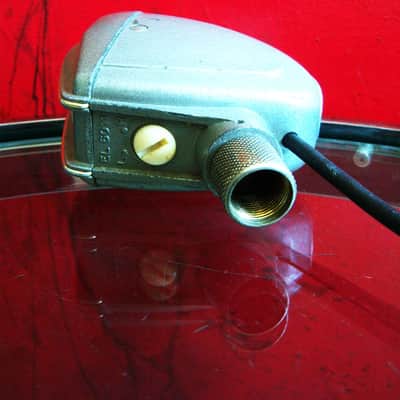 Vintage RARE 1950's Philips EL6011 model Dynamic microphone Holland Shure Electro Voice image 9
