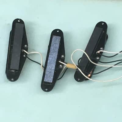 1989 Fender Japan MIJ FujiGen Loaded Strat Flat Pole Pickups Full Wiring Harness image 8