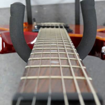 PRS SE custom flamed maple 22 top sunburst electric guitar image 21